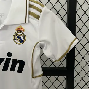 11-12 Real Madrid Home Retro Kids Kit Size-16-28 Soccer Jersey Yupoo 9