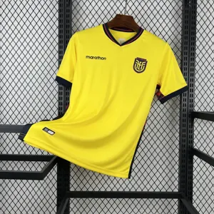 2026 World Cup Ecuador Home Yellow Soccer Shirt Fan Version