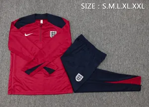 2024 England Long Sleeve Training Suit Football Shirts 2