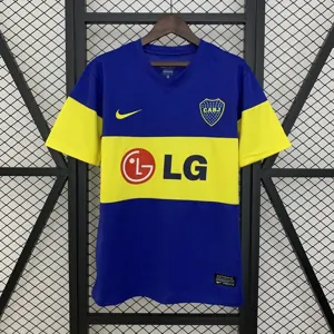 11-12 Boca Juniors Home Retro Kit Vintage Shirt AAAAJersey Dropship Yupoo