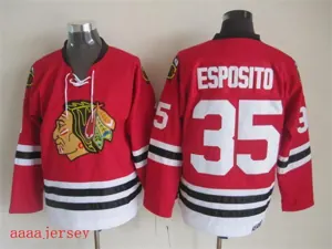 Chicago Blackhawks retro ice hockey jersey M-3XL 芝加哥黑鹰队复古冰球服 8