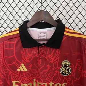 24-25 Real Madrid Red Dragon Special Edition Shirt Soccer AAAAJersey Yupoo 1