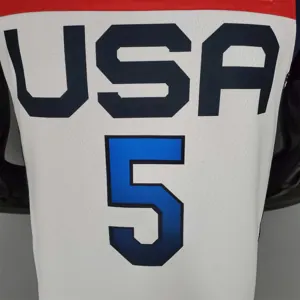 2021 Olympic Games LAVIINE#5 USA Team USA White Red 3