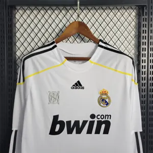 09-10 Real Madrid home Long Sleeve 9