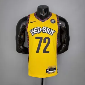 BIGGIE#72 Brooklyn Nets Commemorative Edition Yellow