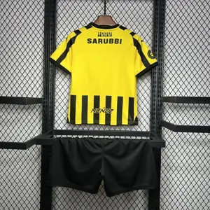 24-25 Penarol Home Kid Kits Youth Apparels Football AAAAJersey Yupoo 2