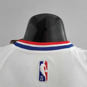 75th Anniversary WALL#11 Los Angeles Clippers NBA Jersey White 4