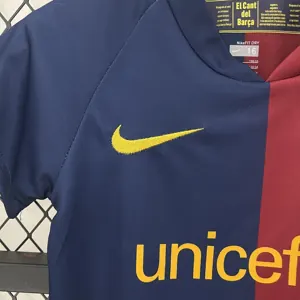 08-09 Barcelona Home Retro Kids Kits Football Jerseys Yupoo 9