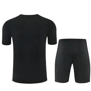 26-27 Real Madrid Aldult Kit Black Football Training Tracksuit Yupoo 5 4