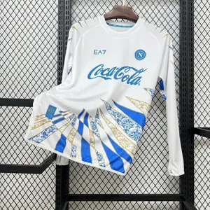 25-26 Napoli Special Edition Kit Soccer Long Sleeve T-Shirt AAAAJersey Supply Yupoo