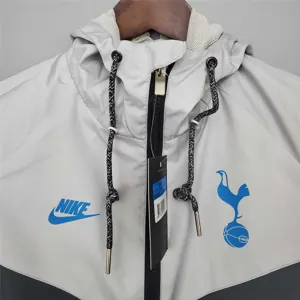 21-22 Tottenham Hotspur Black Grey Windbreaker 6