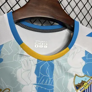 24-25 Malaga Home Kit Football Apparels Sport AAAAJersey Yupoo 1