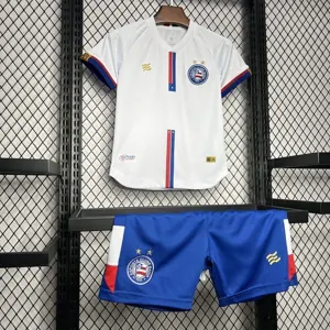 24-25 Bahia Away Kid Kits Youth Apparels Football AAAAJersey Yupoo 4