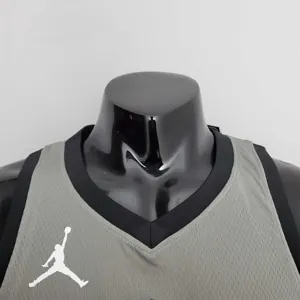 Nets Curry #30 Flyer Grey NBA Jersey 4