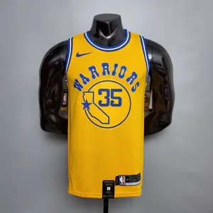 Retro version DURANT#35 Golden State Warriors yellow