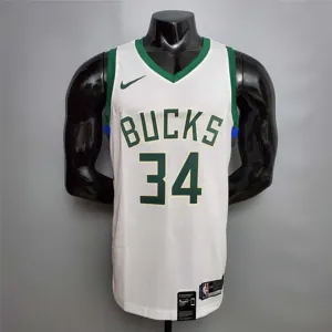 Antetokounmpo#34 Bucks white
