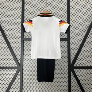 1992 Germany Home Retro Kids Kits Euro Cup Shirt Soccer Jerseys Yupoo 2