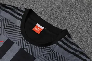 22-23 AC Milan Training Suit Short Sleeve Kit Grey 7