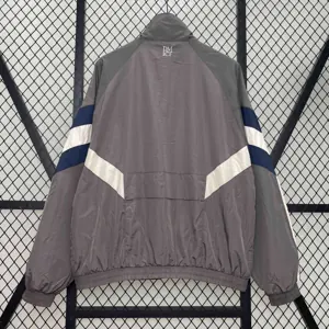 24-25 Real Madrid Grey Windbreaker Jacket AAAAJersey Supplier Yupoo 1