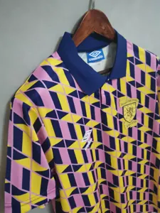 88-89 Scotland third away soccer jersey 5