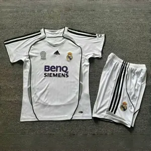 06-07 Real Madrid Home Retro Kid Kits Youth Apparels Sport AAAAJersey Yupoo 6