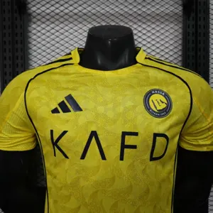 25-26 Al-Nassr Home Yellow Kit Player Version Soccer Shirt AAAAJersey Yupoo 4