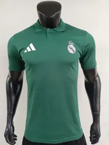 25-26 Real Madrid Green Polo Kit Player Version Soccer AAAAJersey Yupoo S-2XL