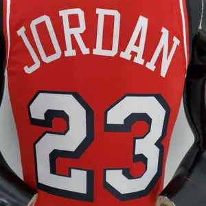 75th Anniversary 2022 Season Chicago Bulls JDRDAN#23 City Edition Red NBA Jersey 7
