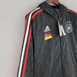 2022 Germany black redwhite Windbreaker 3