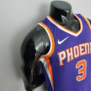 75th Anniversary Paul #3 Phoenix Suns Purple NBA Jersey 7