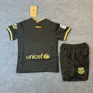 20-21 Barcelona Away Retro Kid Kits Youth Apparels Soccer AAAAJersey Yupoo 1