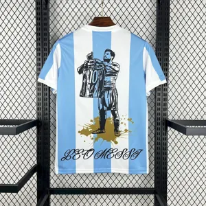 2024 Argentina Leo Messi Special Edition T-Shirt Football Apparels Soccer AAAAJersey Yupoo 3