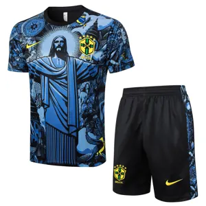 2024 Brazil Christ the Redeemer Blue Special Edition Kit Soccer AAAAJersey Yupoo