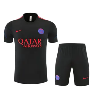26-27 PSG Aldult Kit Football Black Training Tracksuit Yupoo 5 1