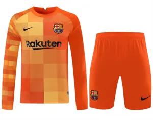 21-22 Barcelona orange goalkeeper long sleeve 2