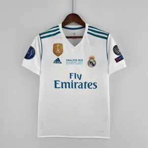 17-18 Real Madrid home white player version 6