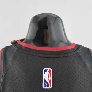 75th Anniversary Miami Heat ADEBAYO#13 black NBA Jersey 2