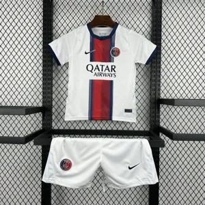 26-27 PSG Away Kid Kits Youth Football Apparels AAAAJersey Supply Yupoo 6