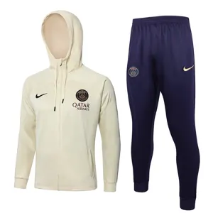 23-24 PSG Baige Hoodie Jacket Suits Jersey Supplier Yupoo
