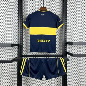 25-26 Boca Juniors Home Kids Kit Soccer Youth Apparels AAAAJersey Supply Yupoo 4
