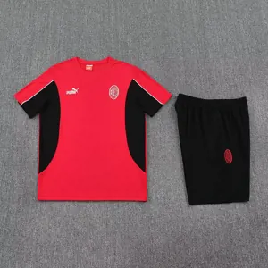 25-26 AC Milan Red&Black Training Kits Football Tracksuits 1