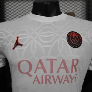 24-25 PSG Academy Pro Pre-Match White Player Version Shirt AAAAJersey Supplier Yupoo 5