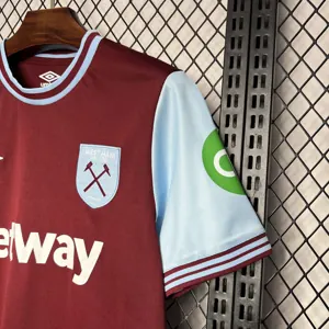 24-25 West Ham Home Kit Football Apparels Sport AAAAJersey Yupoo 3