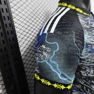 24-25 Real Madrid Dragon Black$Blue Special Edition Player Version Shirt AAAAJersey Supplier Yu 4