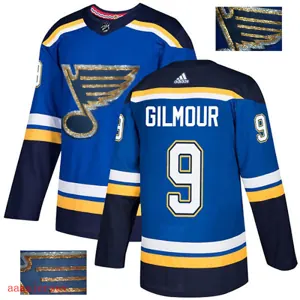 2018 St. Louis Blues ice hockey jersey M-3XL 圣路易蓝调队时尚亮片款冰球服 19