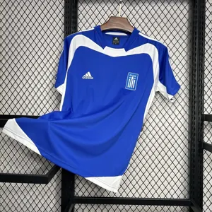 2004 Greece Home Retro Kit Vintage Shirt Sport AAAAJersey Yupoo 2