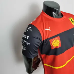 2022 F1 Formula One; Ferrari racing suit crew neck red 55 5