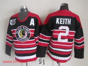 Chicago Blackhawks retro ice hockey jersey M-3XL 芝加哥黑鹰队复古冰球服 3