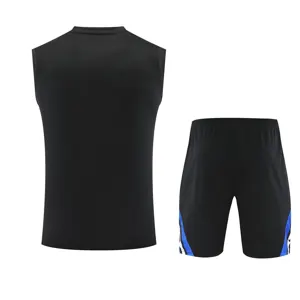 25-26 Inter Milan Retro Black Training Kits Football Vest Suits 5