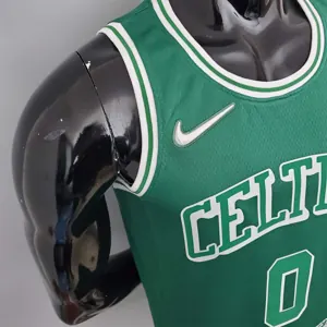 2022 season Tatum #0 Celtics City Edition Green 5